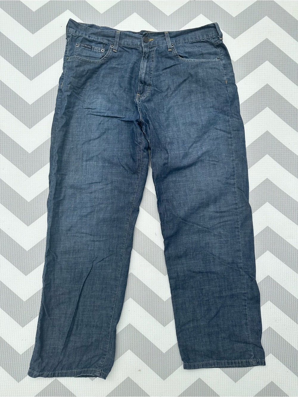 Calvin Klein Jeans Men's Straight-Leg Indigo Denim